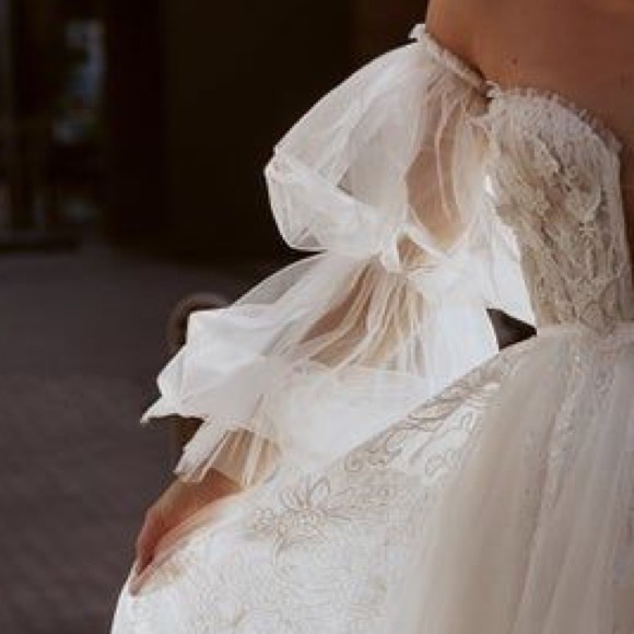 Dresses Detachable Tulle Sleeves For Wedding Gown Poshmark